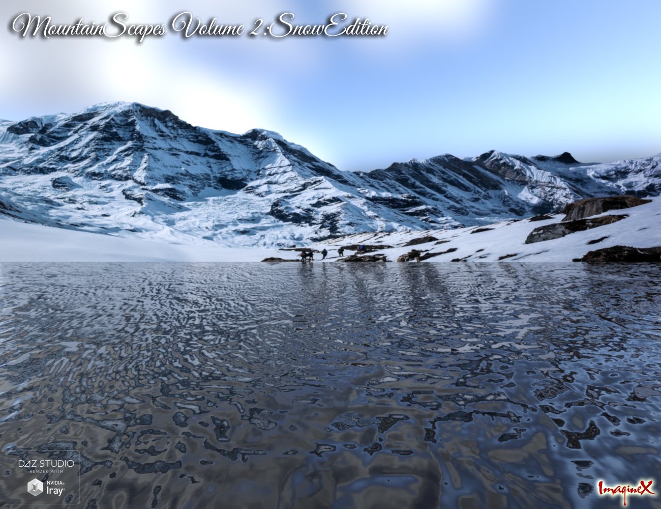 MountainScapes Backdrops Volume 2: Snow Edition by: ImagineX, 3D Models by Daz 3D