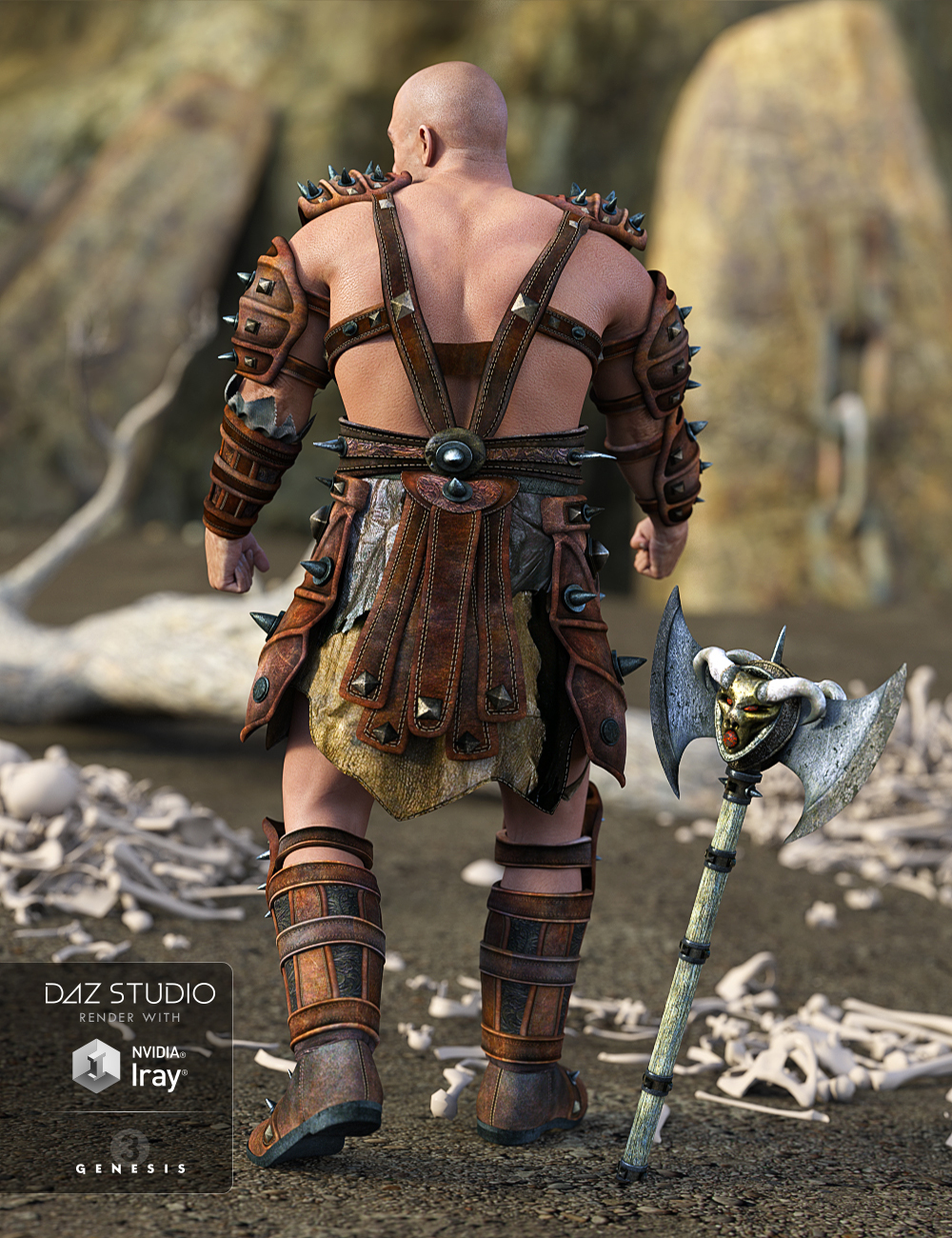 Heavy Barbarian for Genesis 3 Male(s) by: NikisatezSarsa, 3D Models by Daz 3D