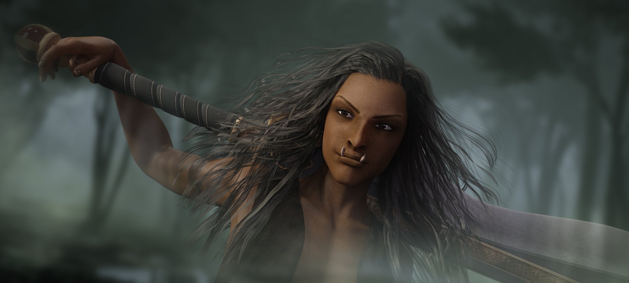 Fantasy Races: Nargol the Half-Orc Fantasy Races: Nargol the Half-Orc by: SR3, 3D Models by Daz 3D