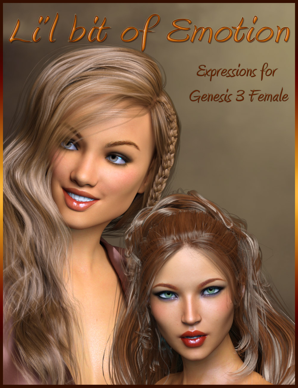 Li'l bit of Emotion for Genesis 3 Female by: ilona, 3D Models by Daz 3D