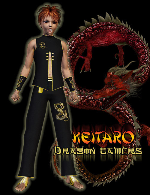 Keitaro - Dragon Tamer by: LesthatVal3dart, 3D Models by Daz 3D