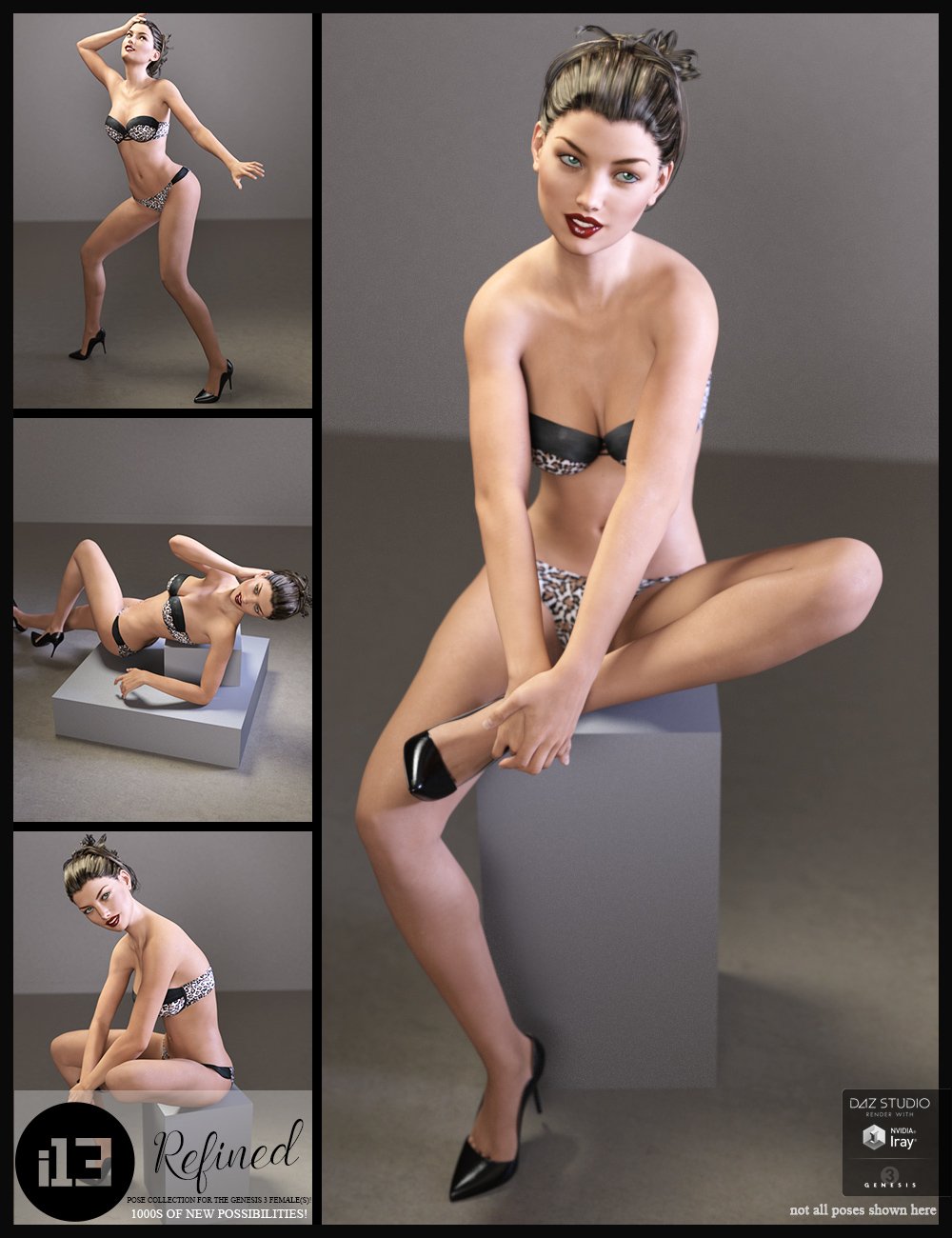 i13 Refined for the Genesis 3 Female(s) by: ironman13, 3D Models by Daz 3D