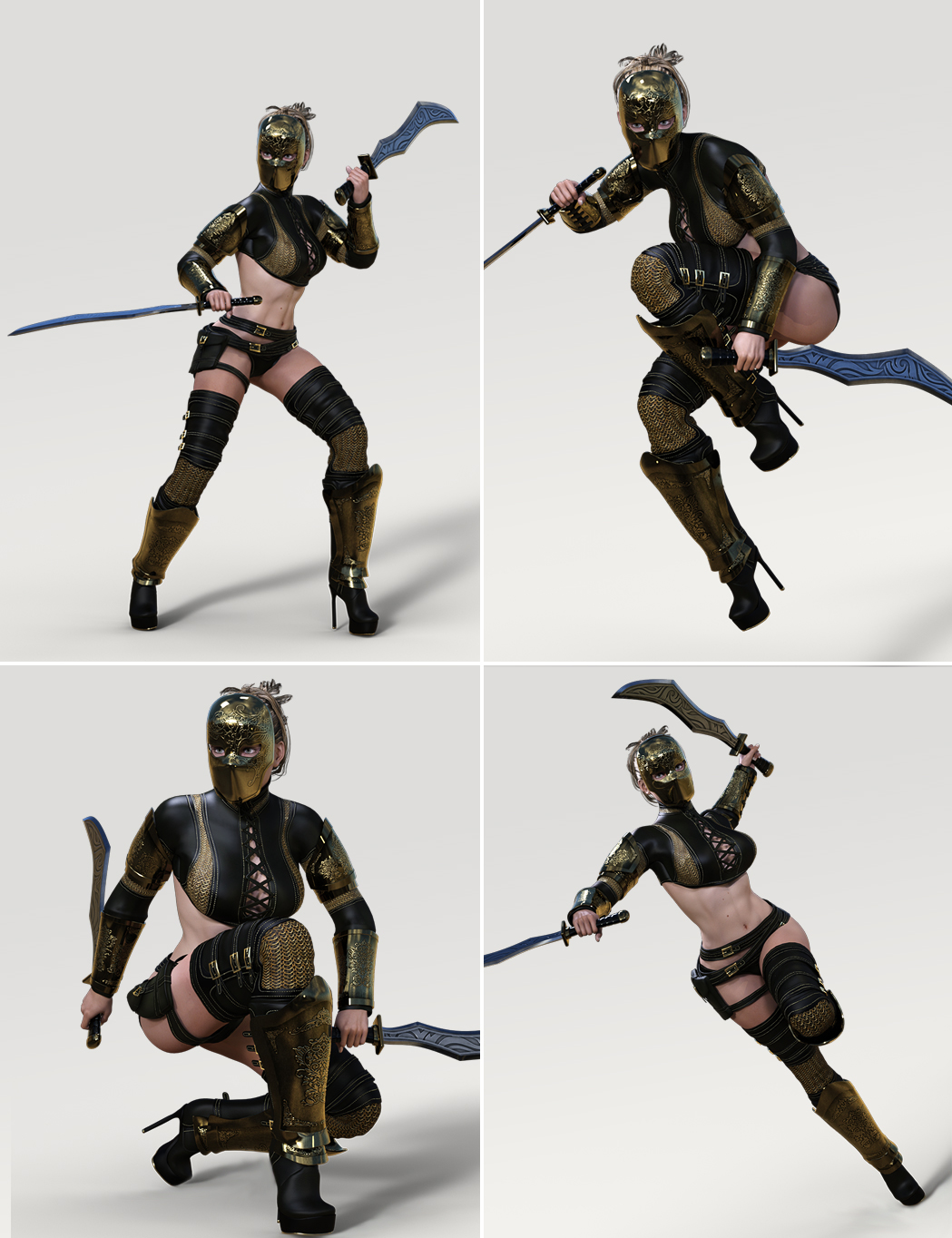 Arathia Rogue Poses for Genesis 3 Female(s) by: Val3dart, 3D Models by Daz 3D