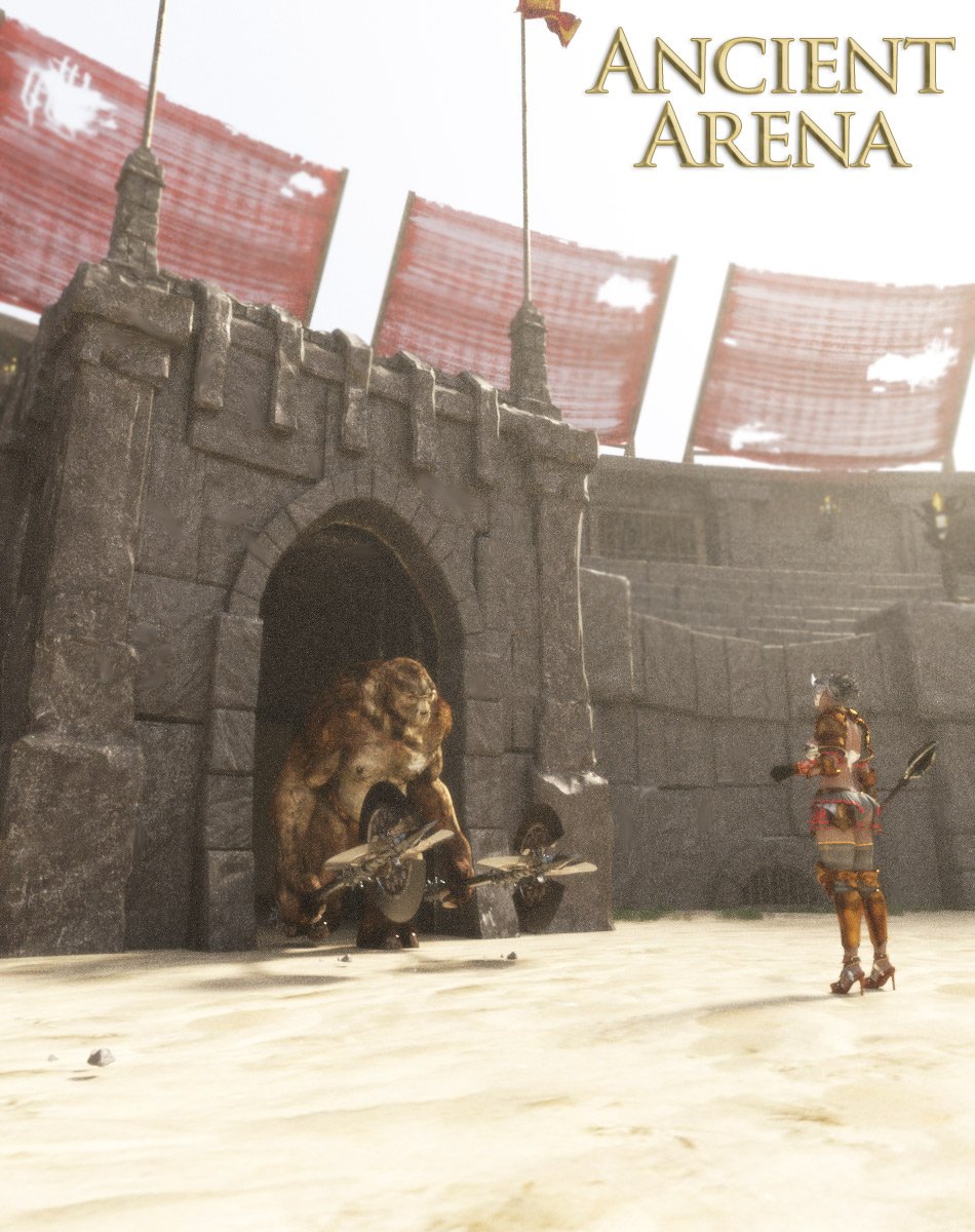 Ancient Arena by: powerage, 3D Models by Daz 3D