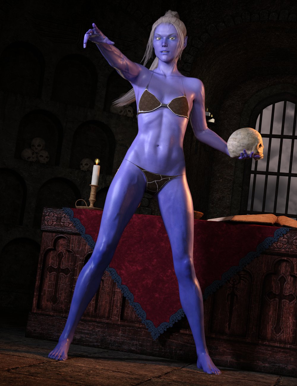 SY The Blue Ones Genesis 3 Female by: Sickleyield, 3D Models by Daz 3D