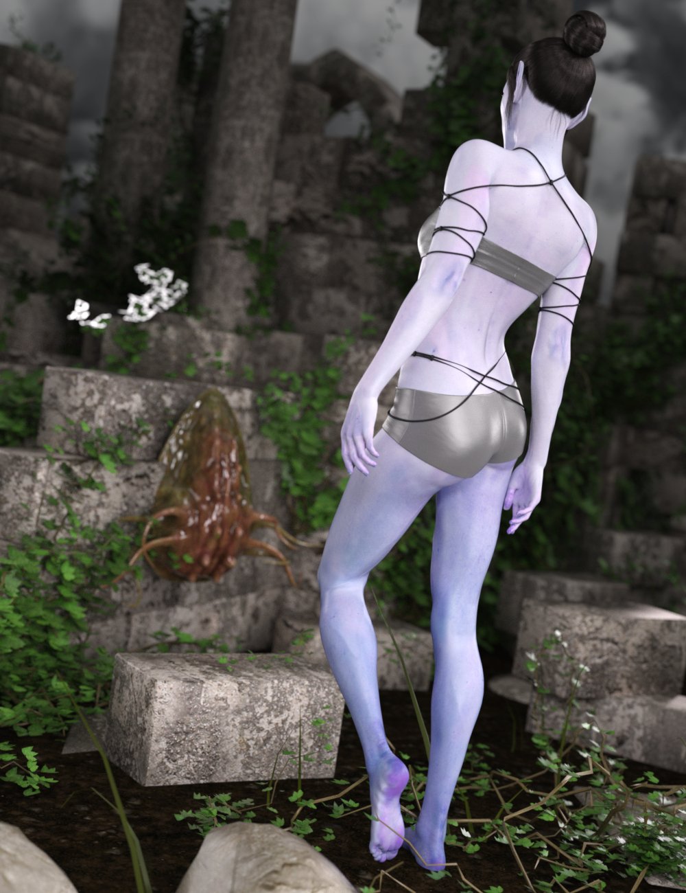 SY The Blue Ones Genesis 3 Female SY The Blue Ones Genesis 3 Female by: Sickleyield, 3D Models by Daz 3D
