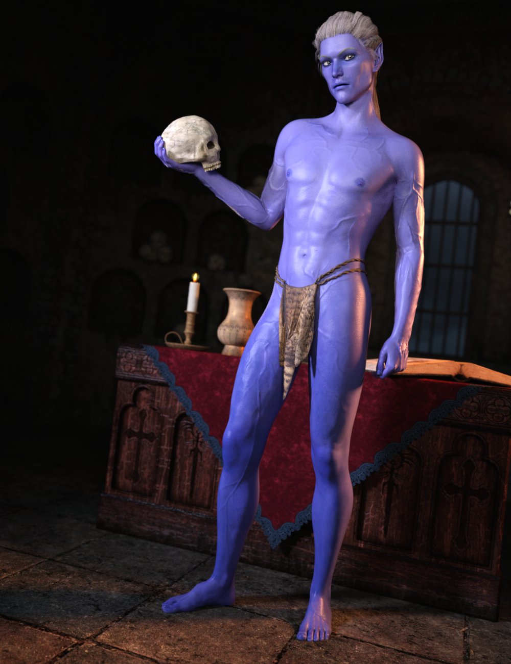 SY The Blue Ones Genesis 3 Male by: Sickleyield, 3D Models by Daz 3D