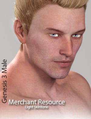 Genesis 3 Male Merchant Resource - Light Skin by: Morris, 3D Models by Daz 3D
