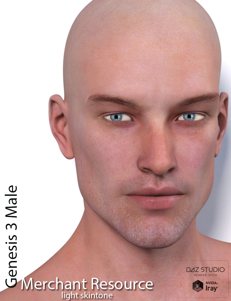 Genesis 3 Male Merchant Resource - Light Skin by: Morris, 3D Models by Daz 3D