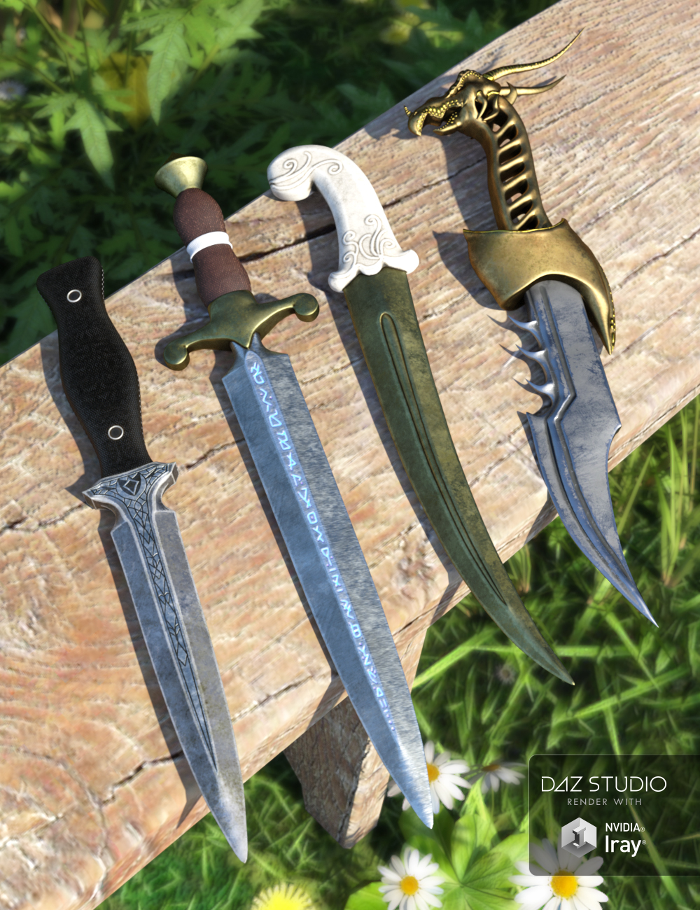 Deadly Daggers for Genesis 3 and 8 Male(s) Deadly Daggers for Genesis 3 and 8 Male(s) by: ARTCollab, 3D Models by Daz 3D