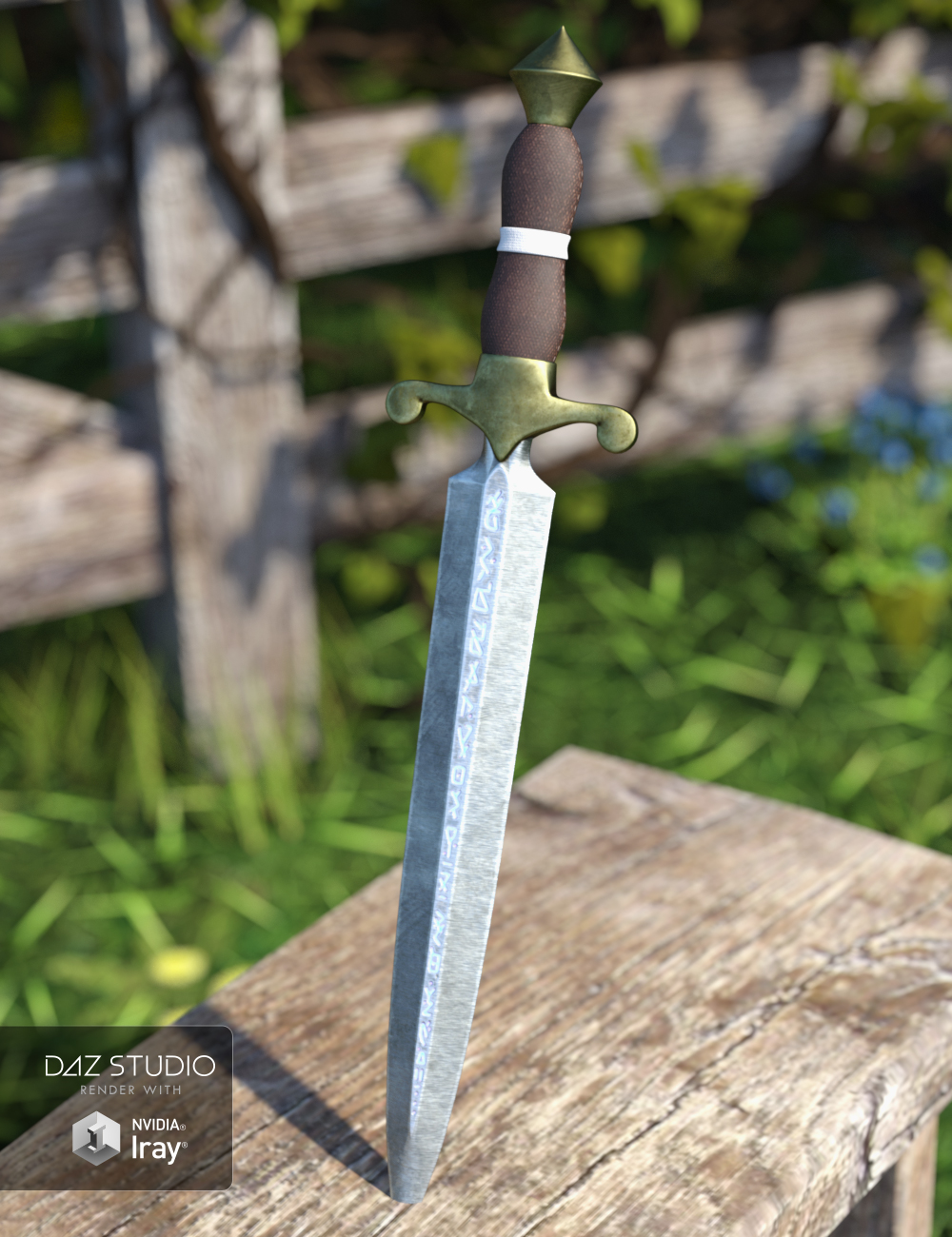 Deadly Daggers for Genesis 3 and 8 Male(s) by: ARTCollab, 3D Models by Daz 3D