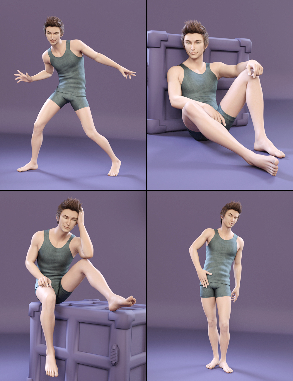 Capsces Poses and Expressions for Kenji 7