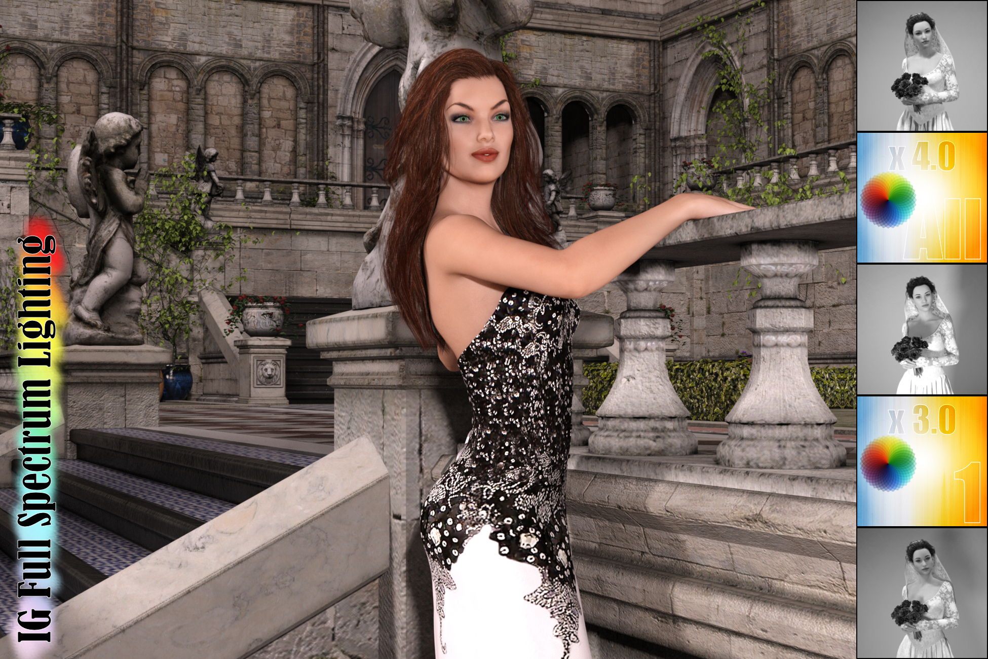 IG Full Spectrum Lighting IG Full Spectrum Lighting by: IDG DesignsInaneGlory, 3D Models by Daz 3D