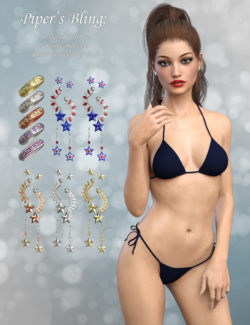 FWSA Piper HD for Victoria 7 and Her Jewelry by: Fred Winkler ArtSabbyFisty & Darc, 3D Models by Daz 3D