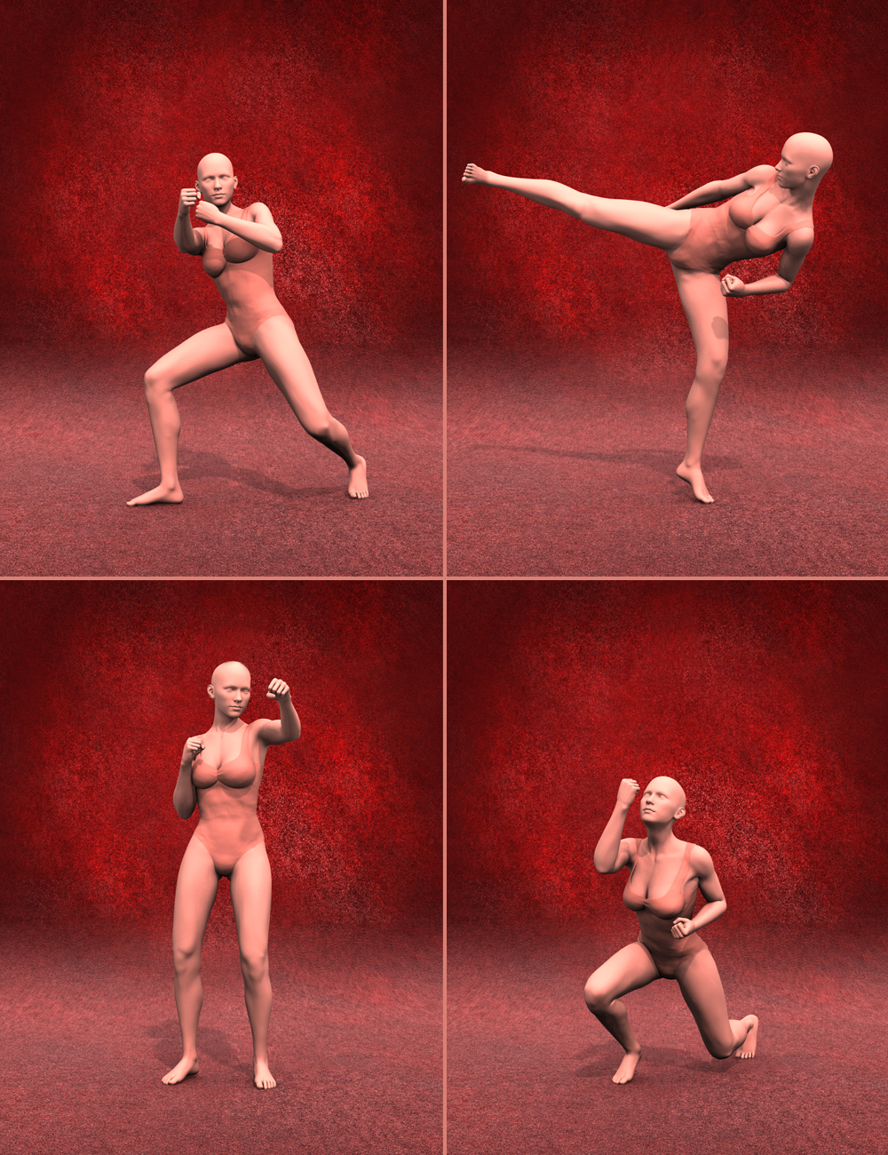 Indomitable Poses for Rune 7 by: Quixotry, 3D Models by Daz 3D