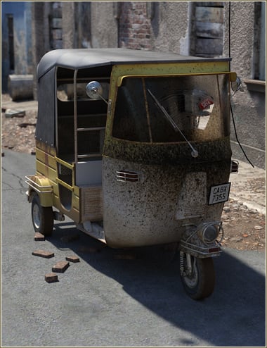 Auto Rickshaw Auto Rickshaw by: David BrinnenForbiddenWhispers, 3D Models by Daz 3D