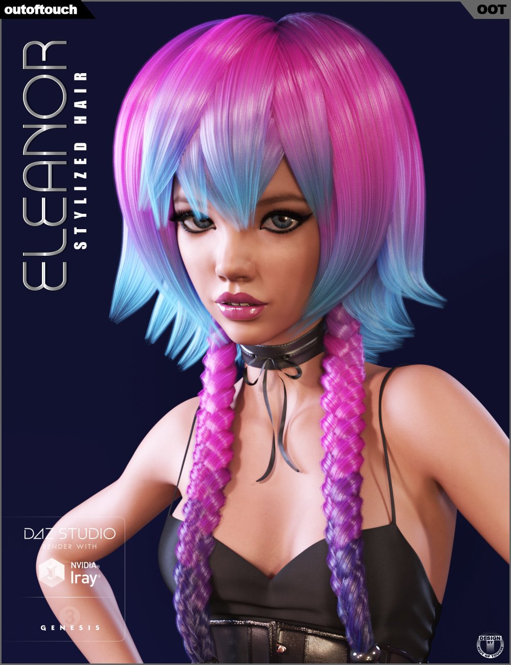 Female Anime Hairstyle Collection | 3D model