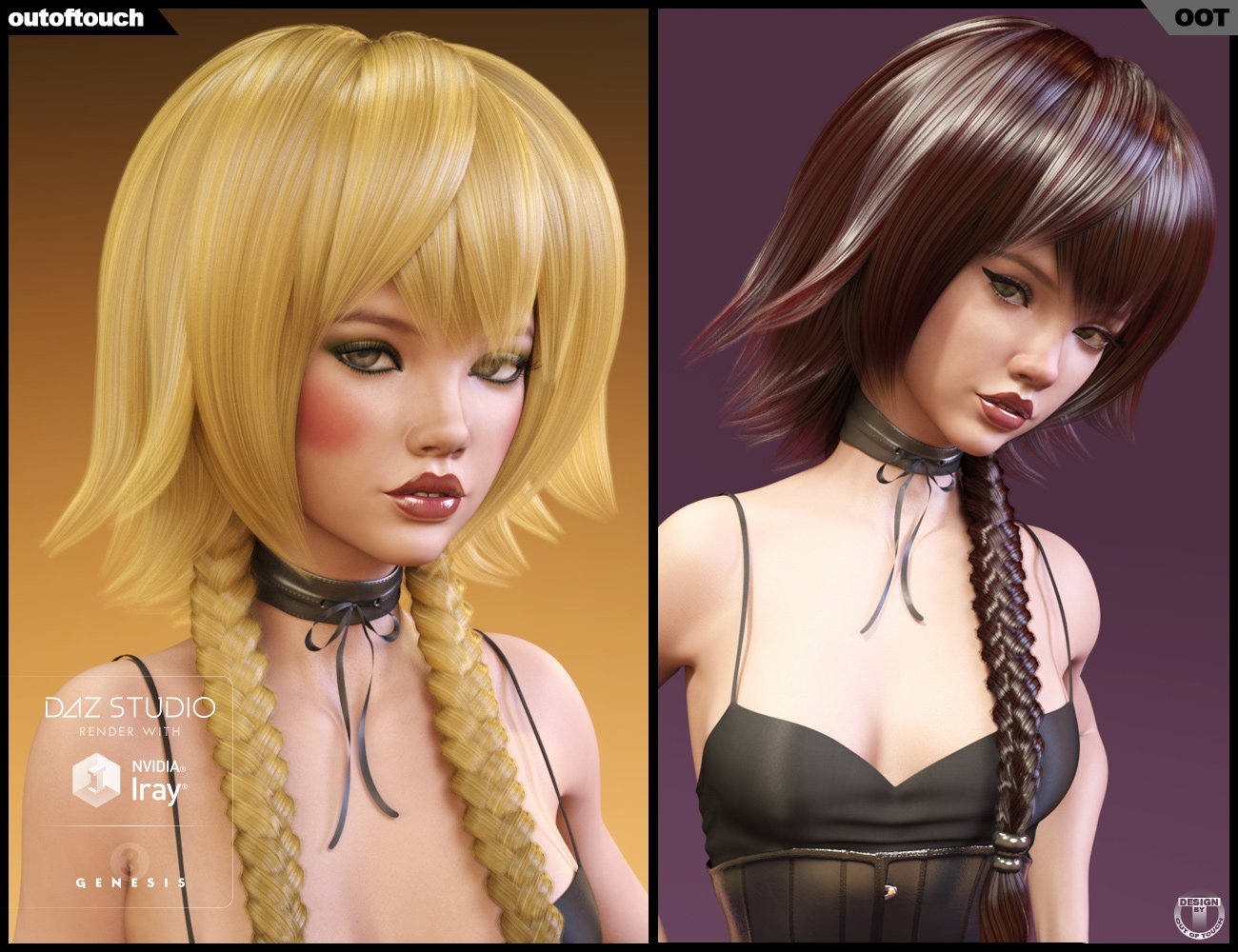 Eleanor Stylized Hair for Genesis 3 Female(s) Eleanor Stylized Hair for Genesis 3 Female(s) by: outoftouch, 3D Models by Daz 3D