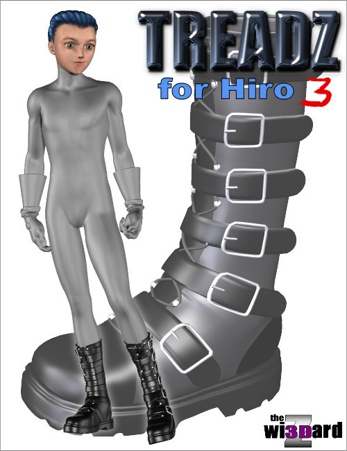 TreadZ for Hiro 3 by: the3dwizard, 3D Models by Daz 3D