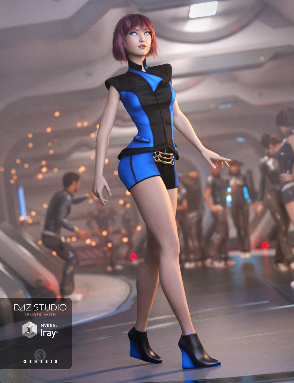 Alliance Outfit for Genesis 3 Female(s)