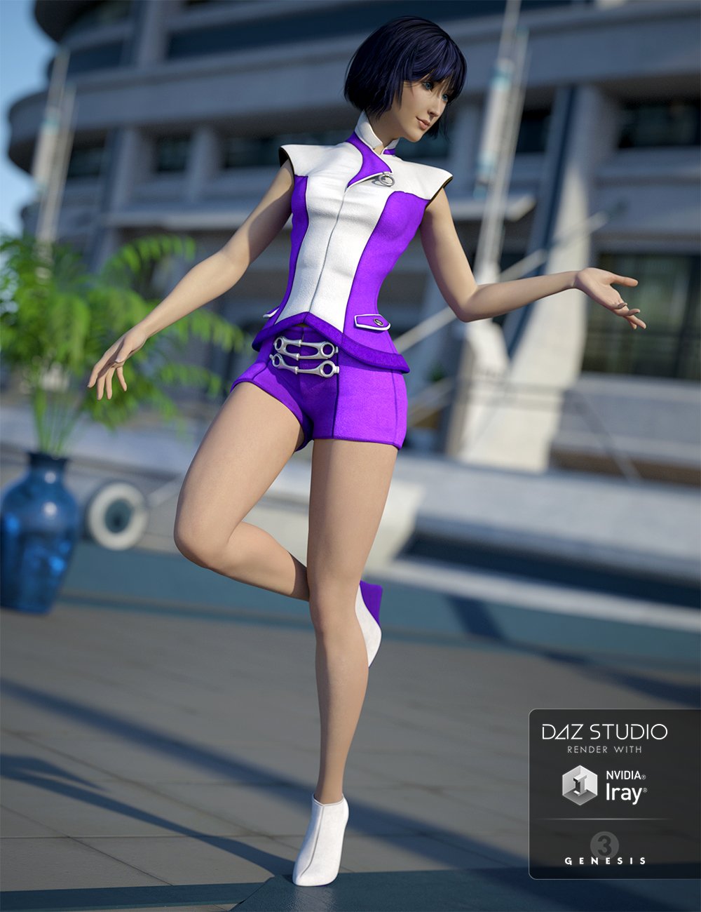 Alliance Outfit Textures by: Sarsa, 3D Models by Daz 3D