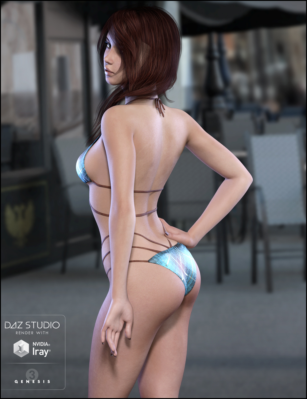 Blaire for Genesis 3 Female(s) by: JessaiiDemonicaEvilius, 3D Models by Daz 3D