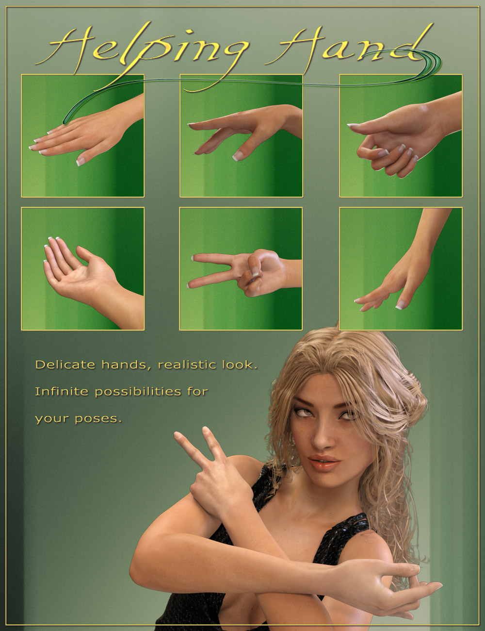 Helping Hands by: ilona, 3D Models by Daz 3D