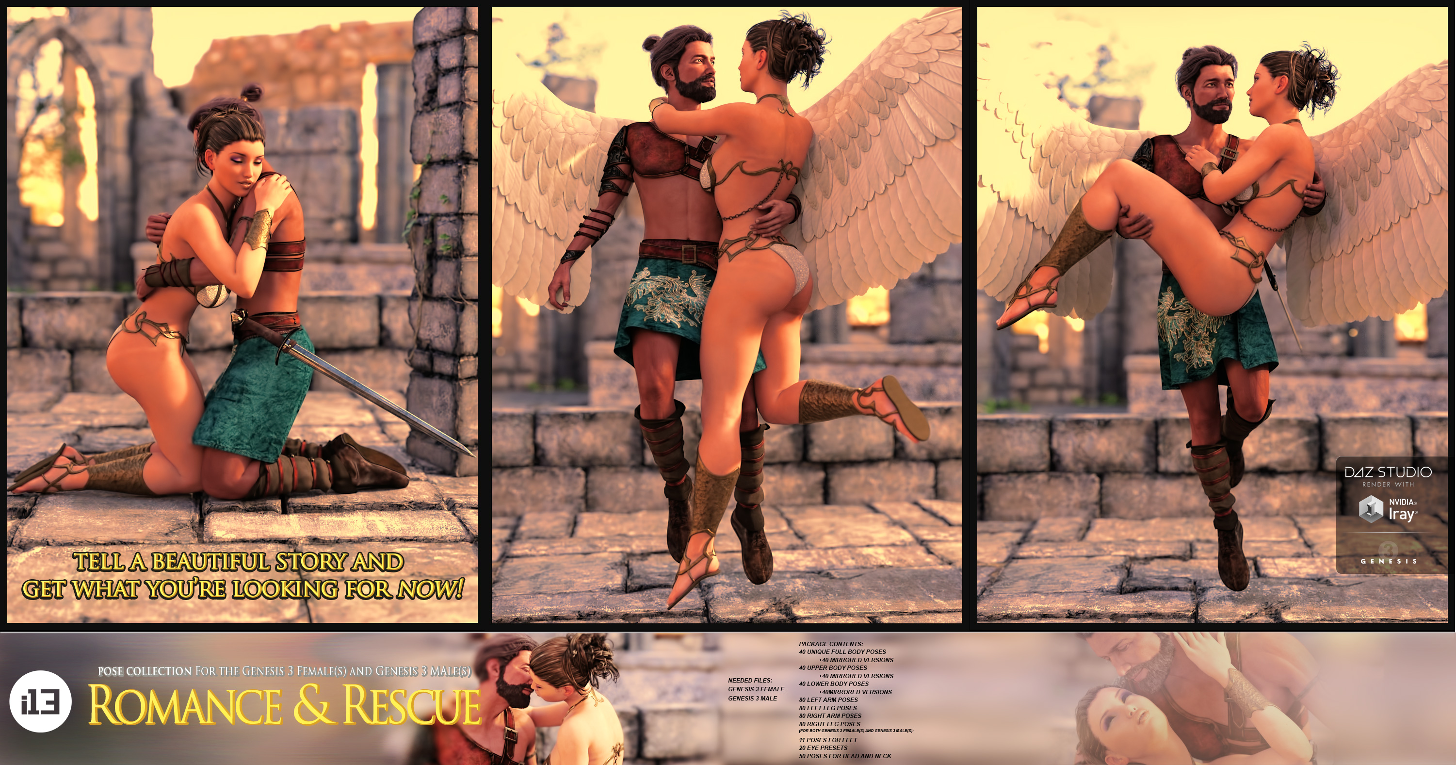 i13 Romance and Rescue by: ironman13, 3D Models by Daz 3D