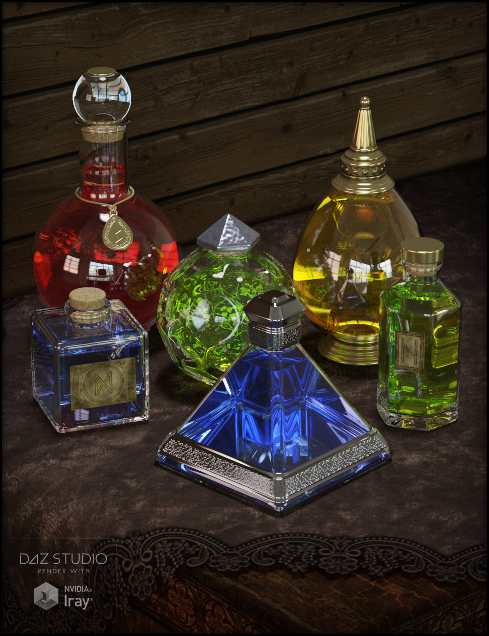 Perfect Potions by: Fisty & Darc, 3D Models by Daz 3D