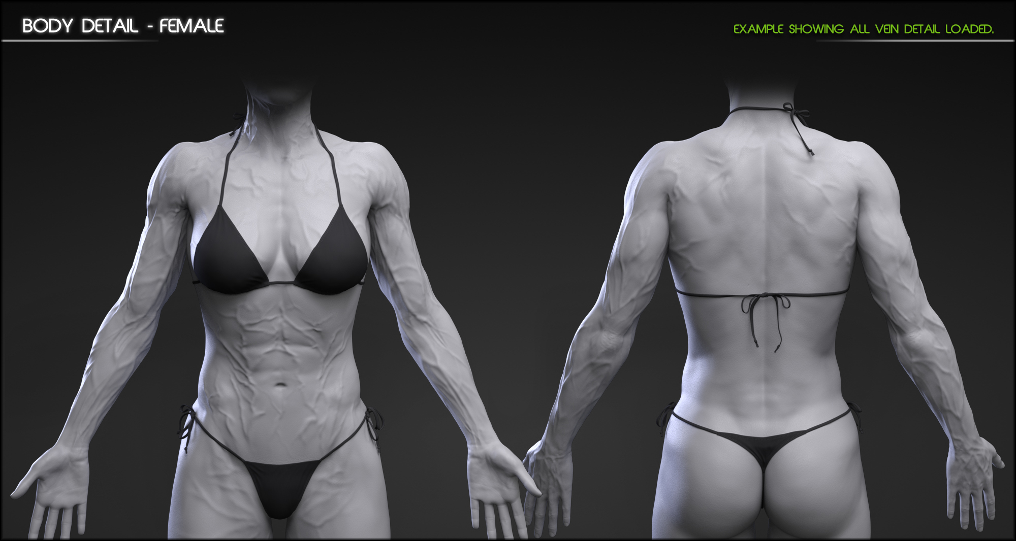 Vascularity HD for Genesis 3 Female(s) and Genesis 3 Male(s) by: Zev0, 3D Models by Daz 3D