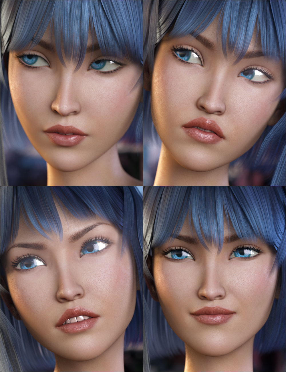 Aiko 7 Expressive by: Neikdian, 3D Models by Daz 3D