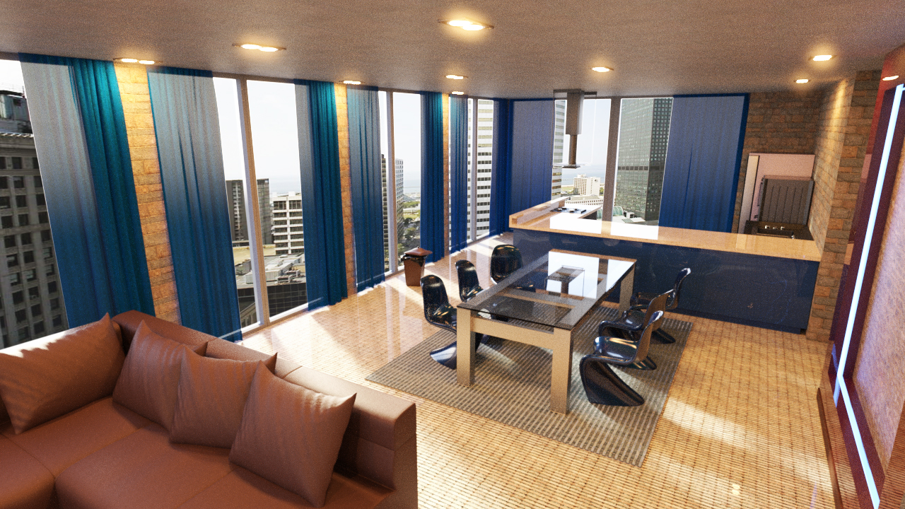 Tesla Studio Apartment by: Tesla3dCorp, 3D Models by Daz 3D