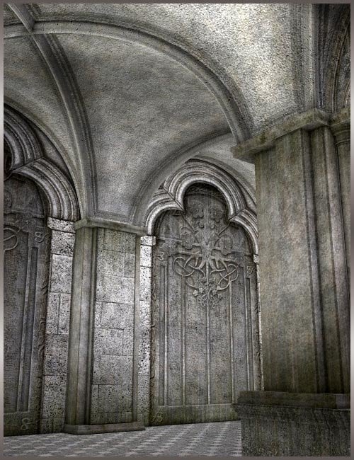 BRC - The Cloister by: , 3D Models by Daz 3D