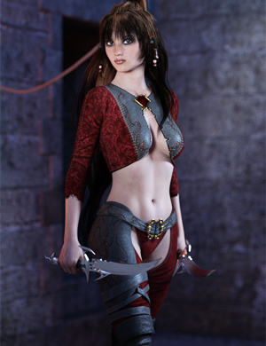 Vega Outfit for Genesis 3 Female(s) by: Lilflame, 3D Models by Daz 3D