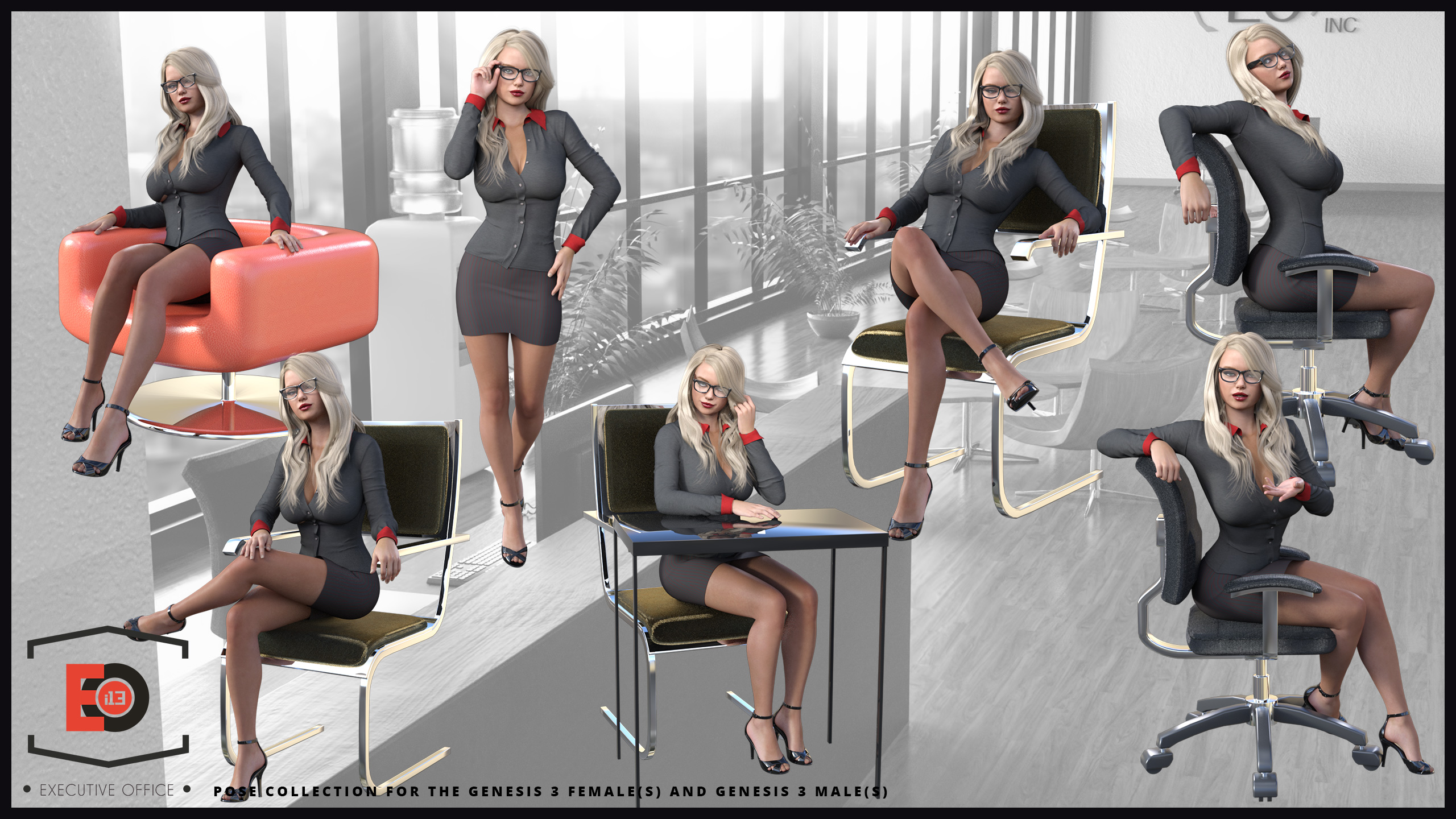 i13 Executive Poses by: ironman13, 3D Models by Daz 3D