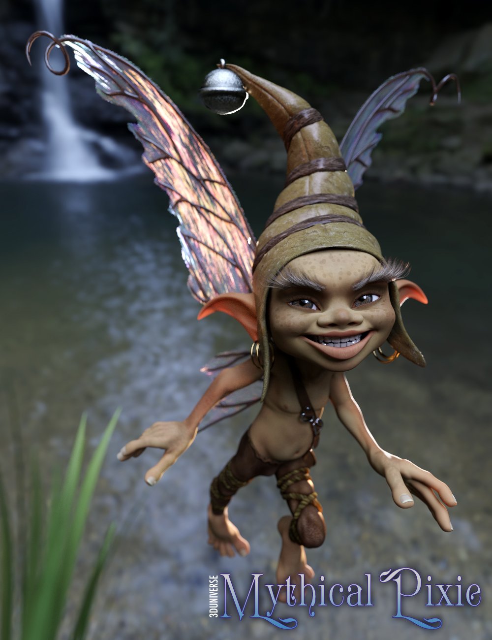 Mythical Pixie for Genesis 3 Male by: 3D Universe, 3D Models by Daz 3D