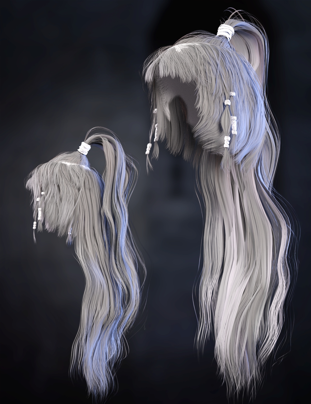 Vega Hewn Hair for Genesis 3 Female(s) by: goldtassel, 3D Models by Daz 3D