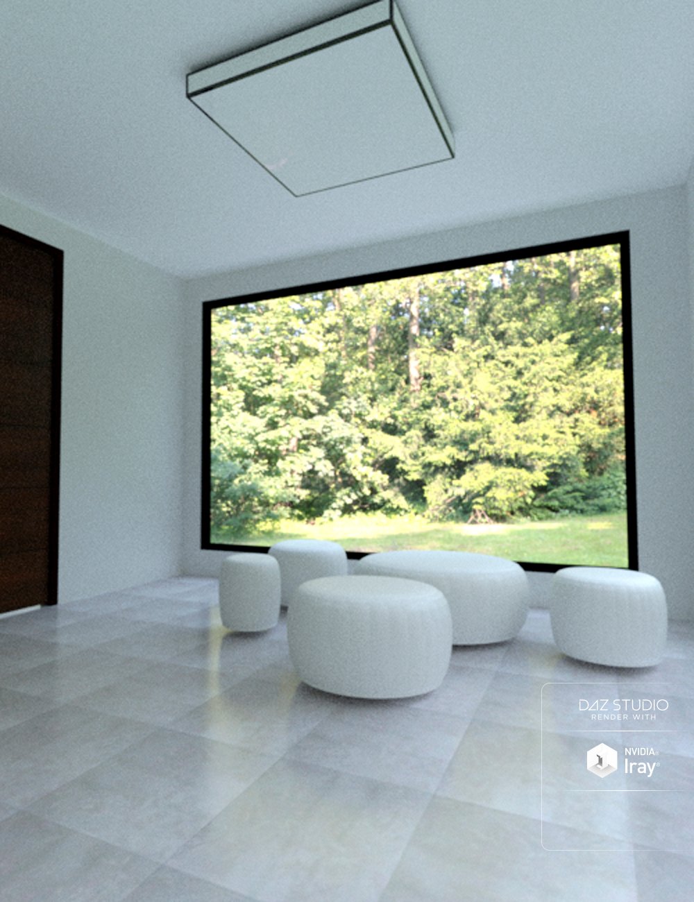 Black & White House Black & White House by: Human, 3D Models by Daz 3D