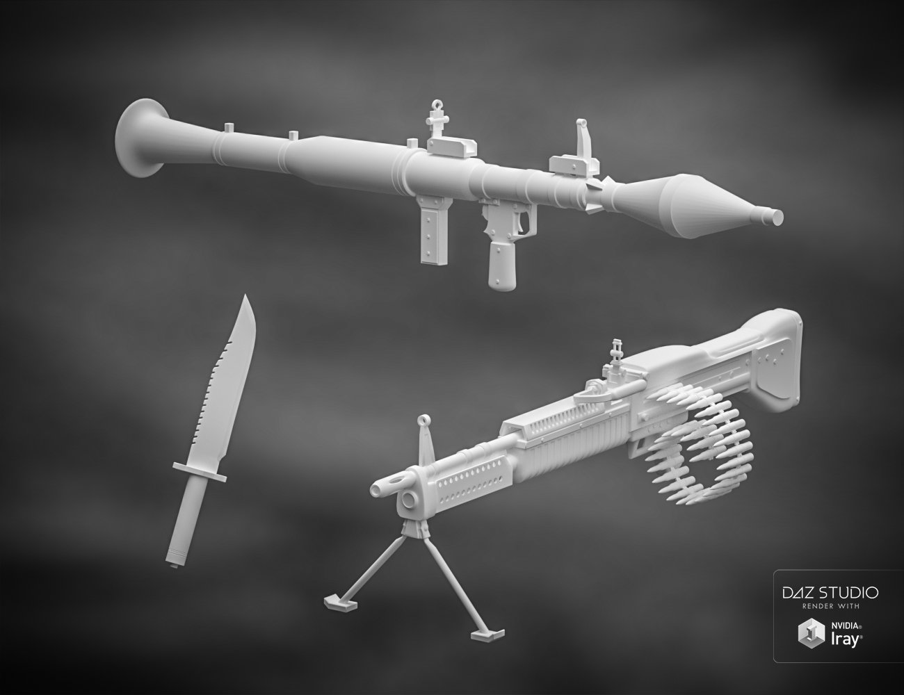 Mercenary Soul Weapons by: Val3dart, 3D Models by Daz 3D