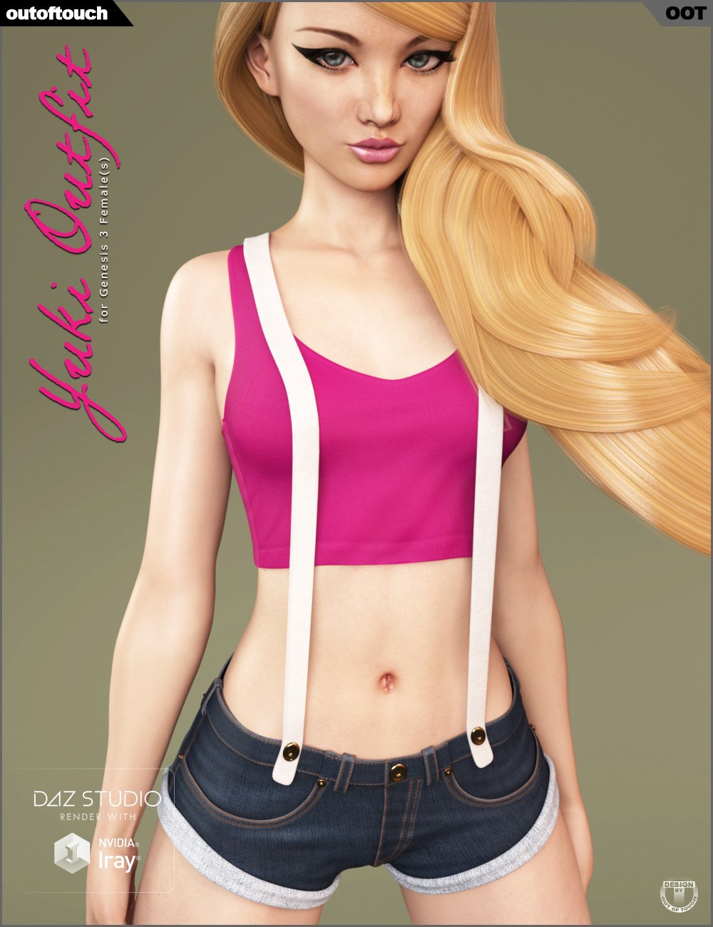 Yuki Outfit for Genesis 3 Female(s) by: outoftouch, 3D Models by Daz 3D