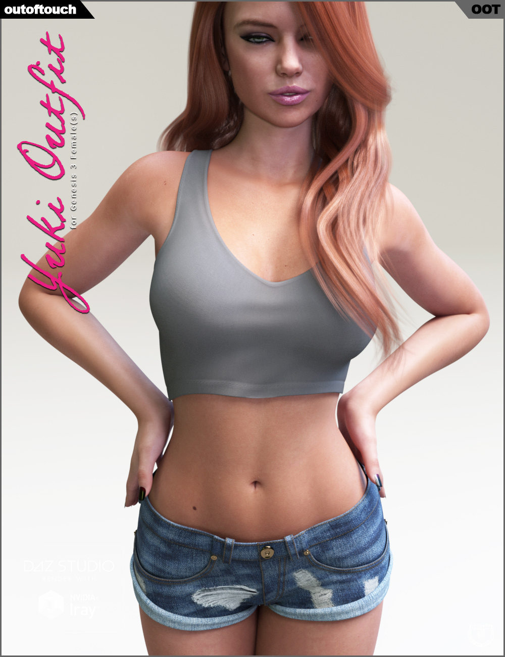 Yuki Outfit for Genesis 3 Female(s) Yuki Outfit for Genesis 3 Female(s) by: outoftouch, 3D Models by Daz 3D