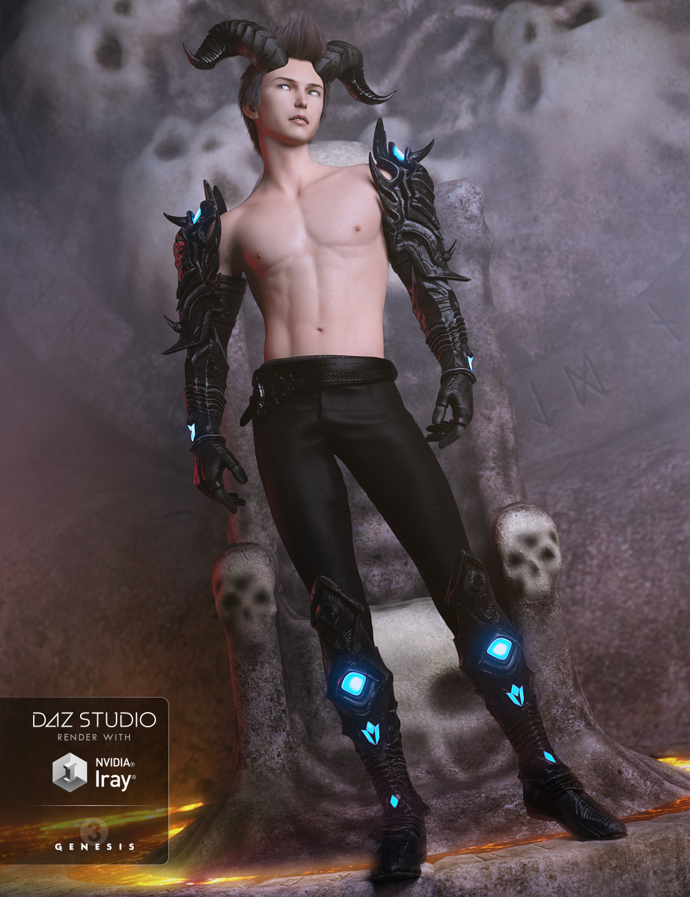 Suneko Outfit for Genesis 3 Male(s)