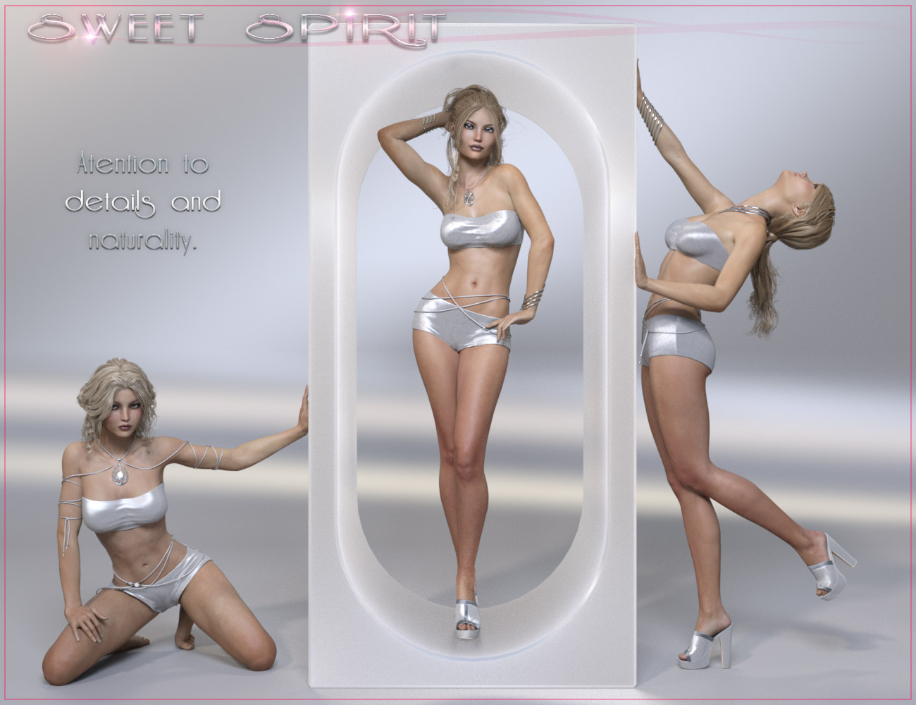 Sweet Spirit Poses by: ilona, 3D Models by Daz 3D