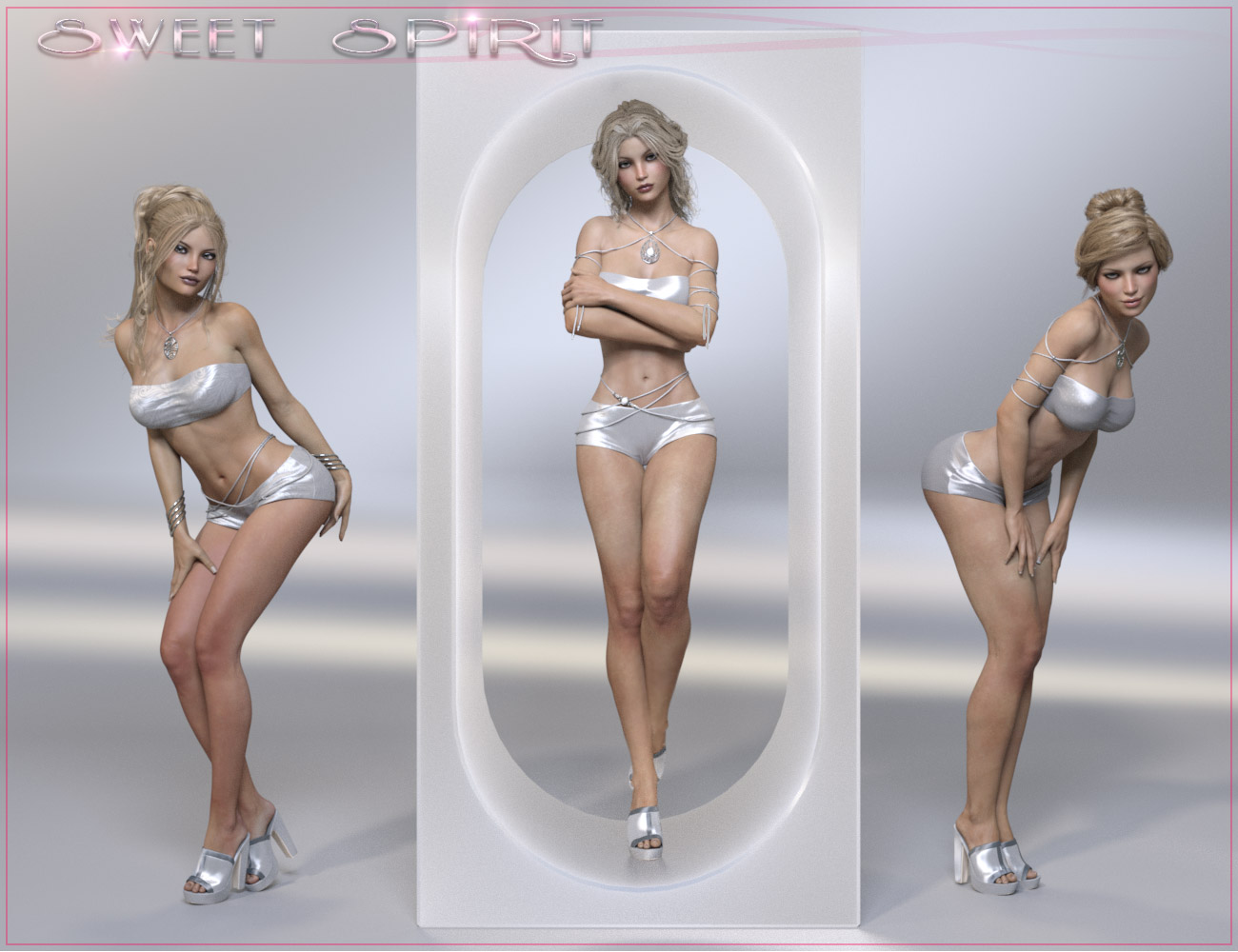 Sweet Spirit Poses by: ilona, 3D Models by Daz 3D