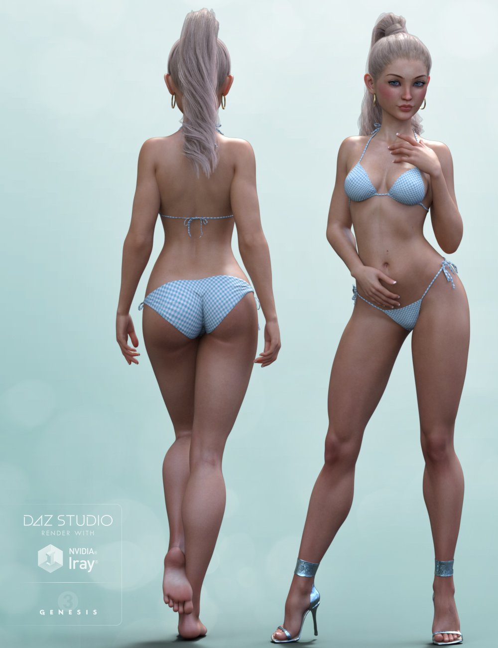 Millie for Aiko 7 by: Freja, 3D Models by Daz 3D