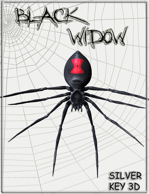 Black Widow Spider by: Debra Ross, 3D Models by Daz 3D