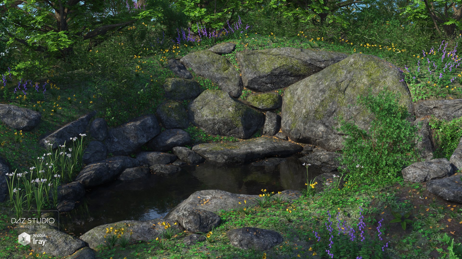 Water Spring Water Spring by: Andrey PestryakovPeanterra, 3D Models by Daz 3D