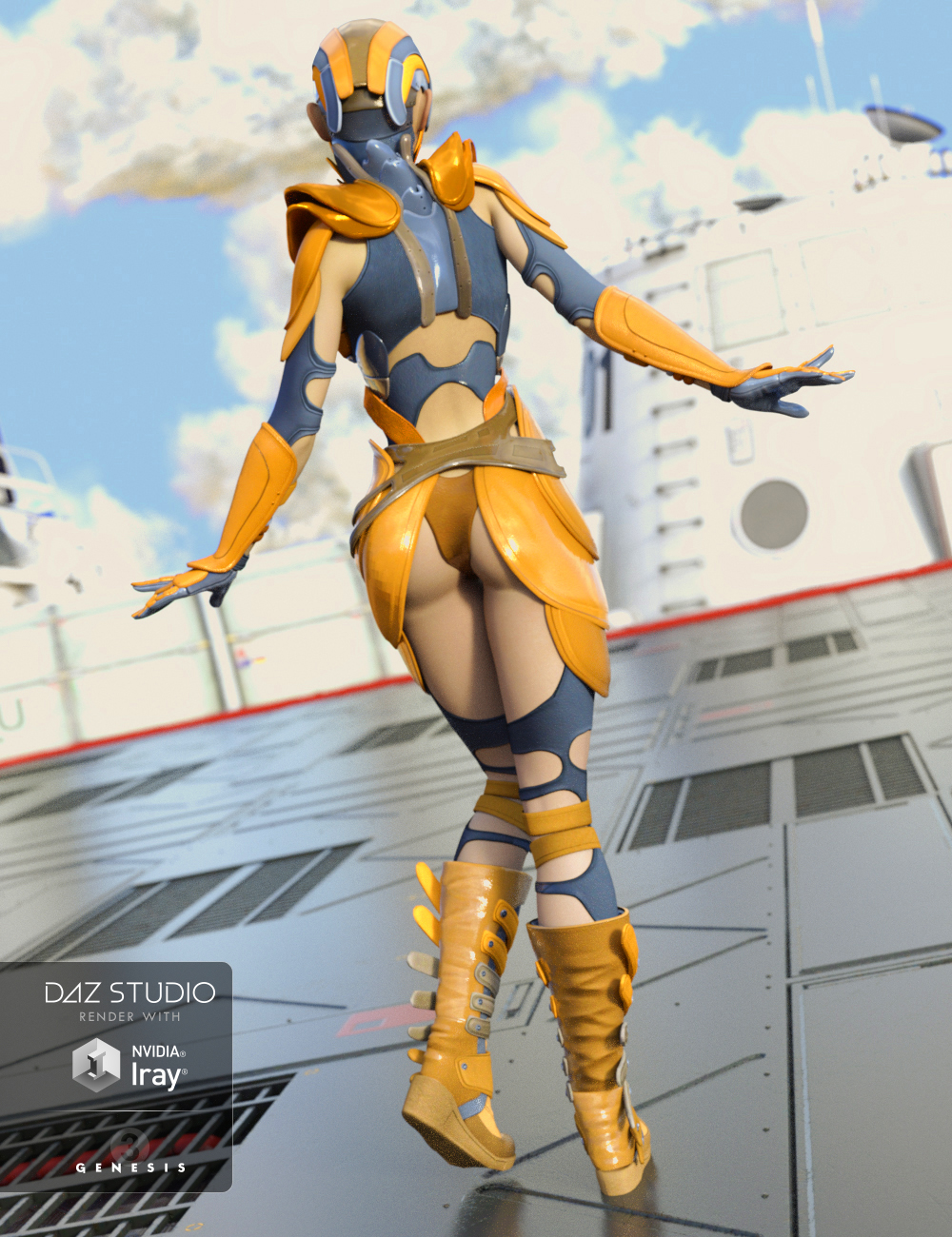 Hesper Outfit for Genesis 3 Female(s) by: Yura, 3D Models by Daz 3D