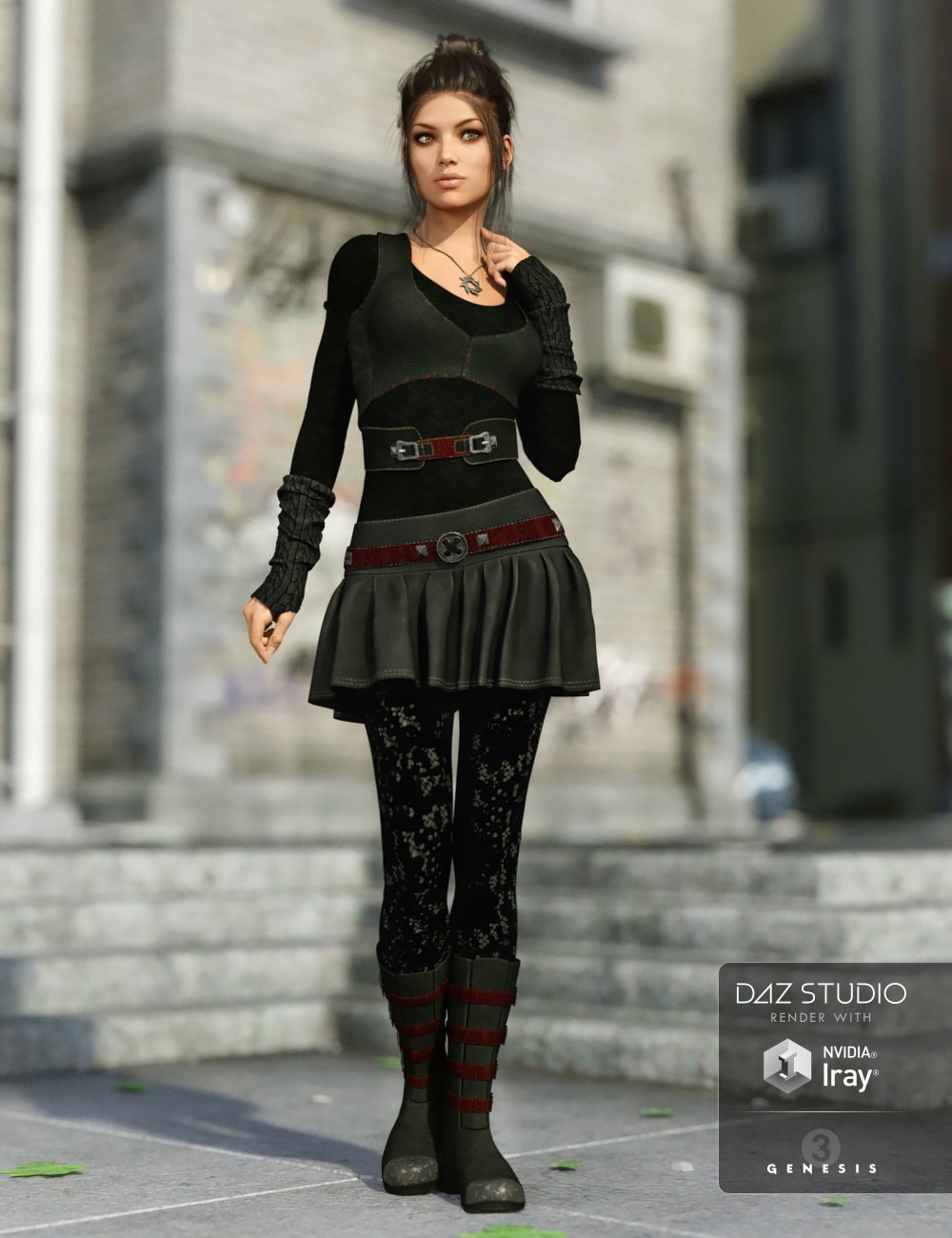 Gone Girl Outfit Textures by: Anna Benjamin, 3D Models by Daz 3D
