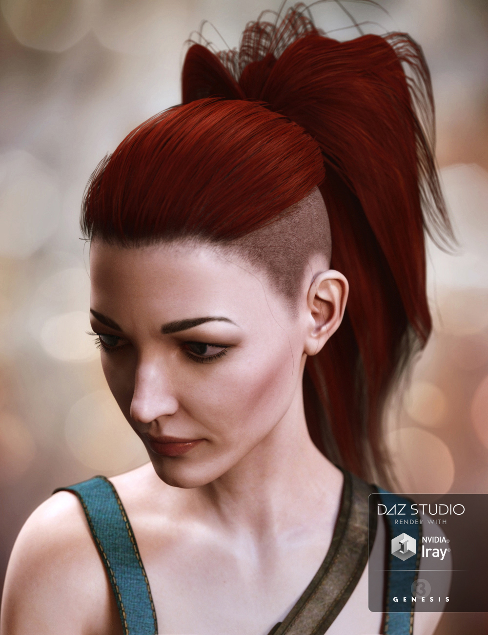 Nydo Hair for Genesis 3 Female(s)